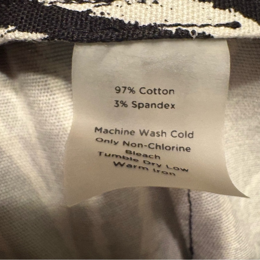 Talbots Black and White Slit Pencil Skirt Women's Size 10P - Picture 5 of 5